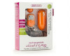 Оранжевое радиоуправляемое виброяйцо Rechargeable Vibrating egg