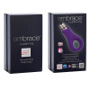 Фиолетовое виброкольцо Embrace Couples ring