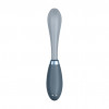 Серый вибромассажер G-Spot Flex 3 - 19,5 см.