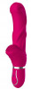 Ярко-розовый вибратор 10-Speed Pink Perfection - 22 см.