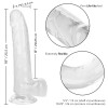 Прозрачный фаллоимитатор Size Queen 8