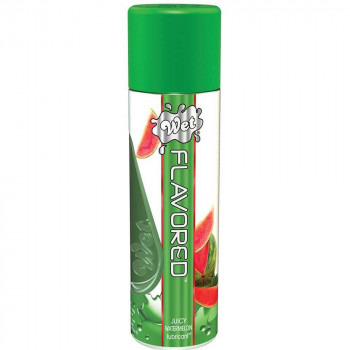 Лубрикант Wet Flavored Juicy Watermelon с ароматом арбуза - 89 мл.