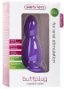 Фиолетовая анальная втулка Medium Buttplug среднего размера - 11,4 см.
