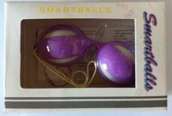 Фиолетовые вагинальные шарики Smart Balls