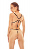 Соблазнительное боди Belleza из стреп-лент, черный