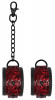 Красно-черные поножи Luxury Ankle Cuffs