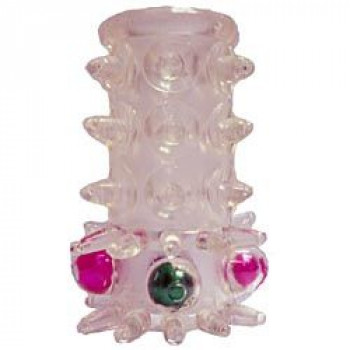 Нежная насадка с шариками и шипами Japanese Culture Pearl Tickler Ring