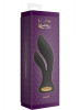 Черный вибромассажёр Aura Double Stimulator - 14,5 см.