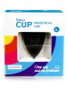 Черная менструальная чаша OneCup Classic - размер L