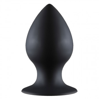 Чёрная анальная пробка Thick Anal Plug Small - 7,8 см.