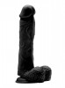 Чёрный фаллоимитатор Realistic Cock 9