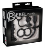 Набор чёрных стимуляторов для анальных удовольствий Rebel Anal Set