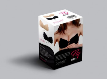 Бюстгальтер-невидимка Fly Bra, черный