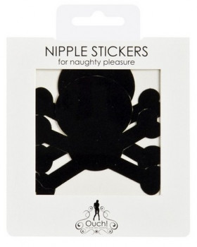 Украшение на соски Nipple Stickers в форме черепов