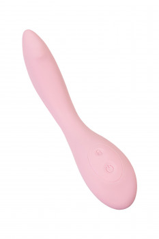 Розовый G-вибратор со стимулирующим шариком Mitzi - 21 см.