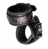 Фиолетово-чёрные наручники Blaze Handcuff Purple