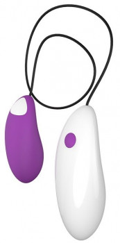 Фиолетовое виброяйцо Wired Love Egg