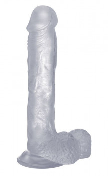 Прозрачный фаллоимитатор Realistic Cock 9