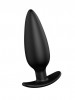 Черная анальная пробка №07 Self Penetrating Butt Plug - 12 см.