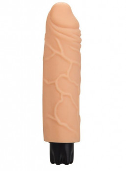 Телесный вибратор Realistic Skin Vibrator Regular - 18,3 см.