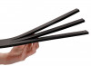 Черная шлепалка Three Finger Paddle Tawse - 51 см.