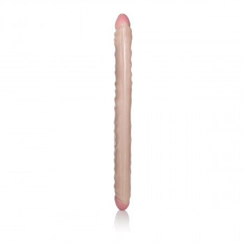 Двусторонний фаллоимитатор Slim Jim Duo Veined Super Slim Dongs - 43 см.