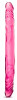 Розовый двусторонний фаллоимитатор 14 Double Dildo - 35,5 см.
