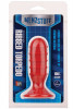 Красная ребристая пробочка из силикона Menzstuff Ribbed Torpedo Plug  - 10 см.