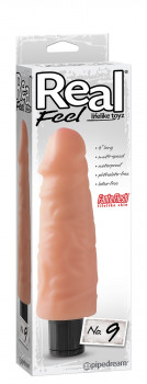 Реалистичный вибромассажер Real Feel Lifelike Toyz №9 - 19 см.