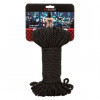 Черная веревка для шибари Bdsm Rope - 30 м.