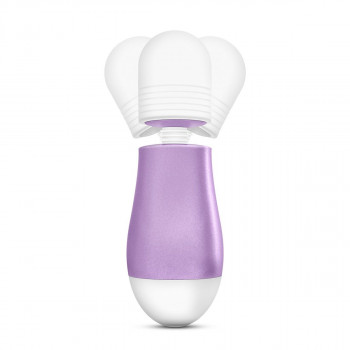 Фиолетовый жезловый мини-вибратор Noje W2 Wisteria