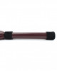 Бордовая плеть Maroon Leather Whip с гладкой ручкой - 45 см.