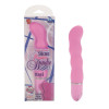 Розовый гнущийся вибромассажер 10-Function Silicone Pleasure Bendie Wavy G's - 17,75 см.