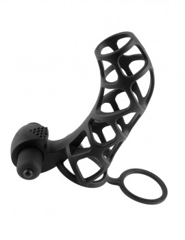 Рельефная насадка Extreme Silicone Power Cage - 12 см.