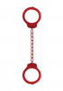 Металлические красные оковы Pleasure Legcuffs