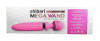 Розовый жезловый массажер Deluxe Mega Wand Wireless 28x