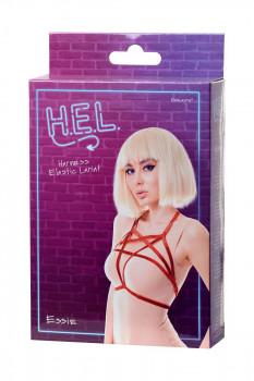 Красная портупея H.E.L. Essie, красный