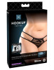 Черные трусики Crotchless Pleasure Pearls XL-Xxl с бусинами и анальным стимулятором, черный