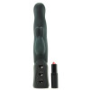 Чёрный хай-тек вибромассажер iVibe Select iRabbit - 26 см.
