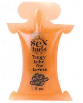 Вкусовой лубрикант с ароматом мандарина Sex Tarts Lube - 6 мл.