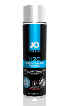 Мужской согревающий лубрикант на водной основе JO for Men H2O Warming - 120 мл.