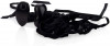 Черные кружевные трусики с вибростимулятором 10-Function Little Black Panty with Ties, черный