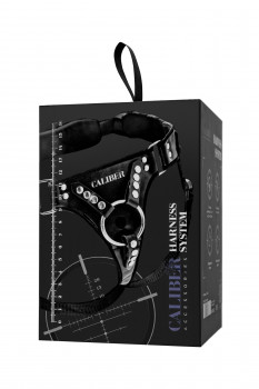 Черные трусики для страпона RealStick Caliber, черный