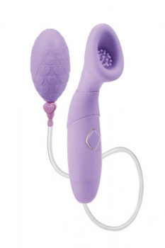 Помпа Waterproof Silicone Clitoral Pump Collection Thea с вибрацией фиолетовая