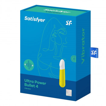 Желтый мини-вибратор Ultra Power Bullet 4