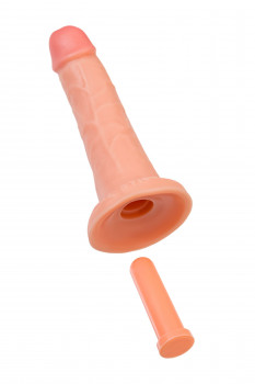 Телесный реалистичный фаллоимитатор RealStick Caliber - 20 см.