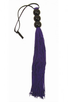 Фиолетовая мини-плетка S&M Small Whip - 25 см.