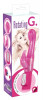 Розовый G-стимулятор с клиторальный отростком Rotating G-spot Rabbit - 25 см.
